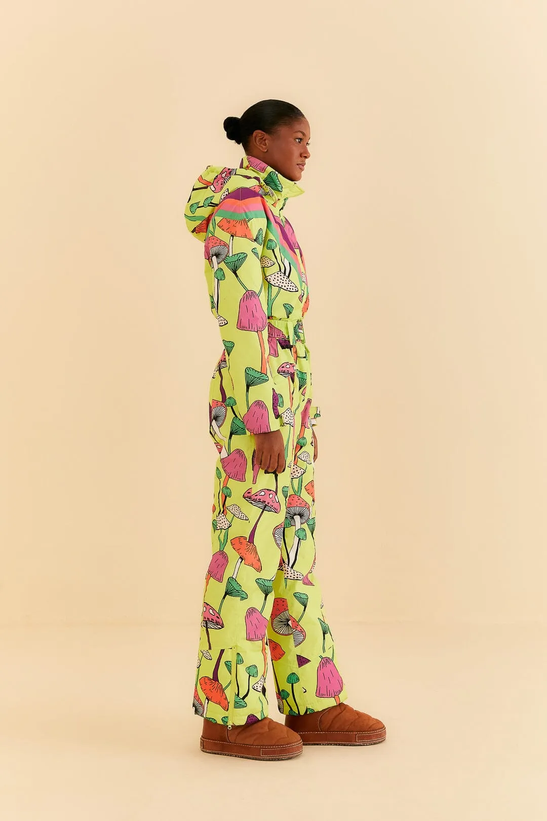 Lime Green New Mushroom Ski Jumpsuit sold by FARM Rio product image thumbnail 5