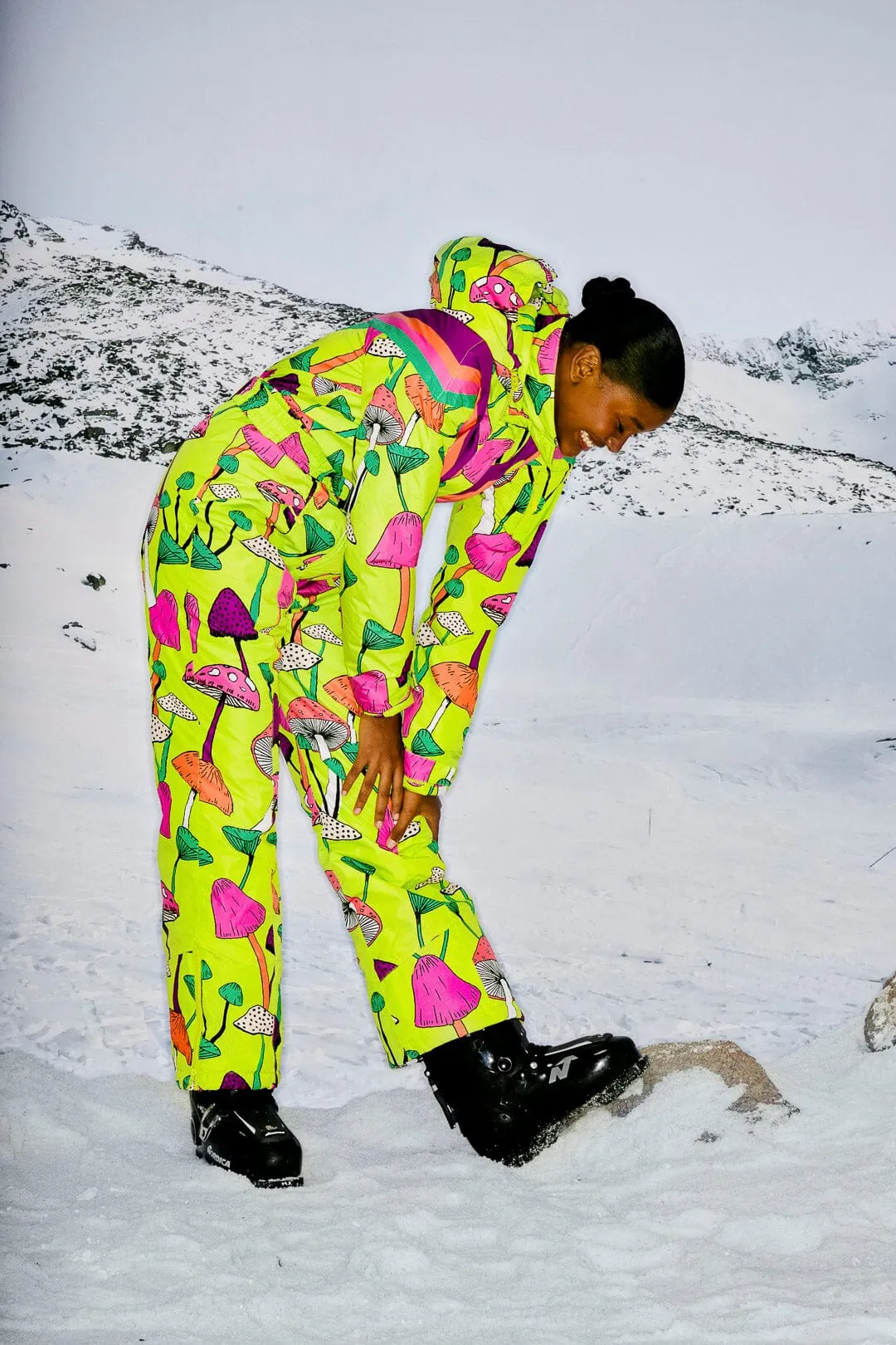 Lime Green New Mushroom Ski Jumpsuit sold by FARM Rio product image thumbnail 2