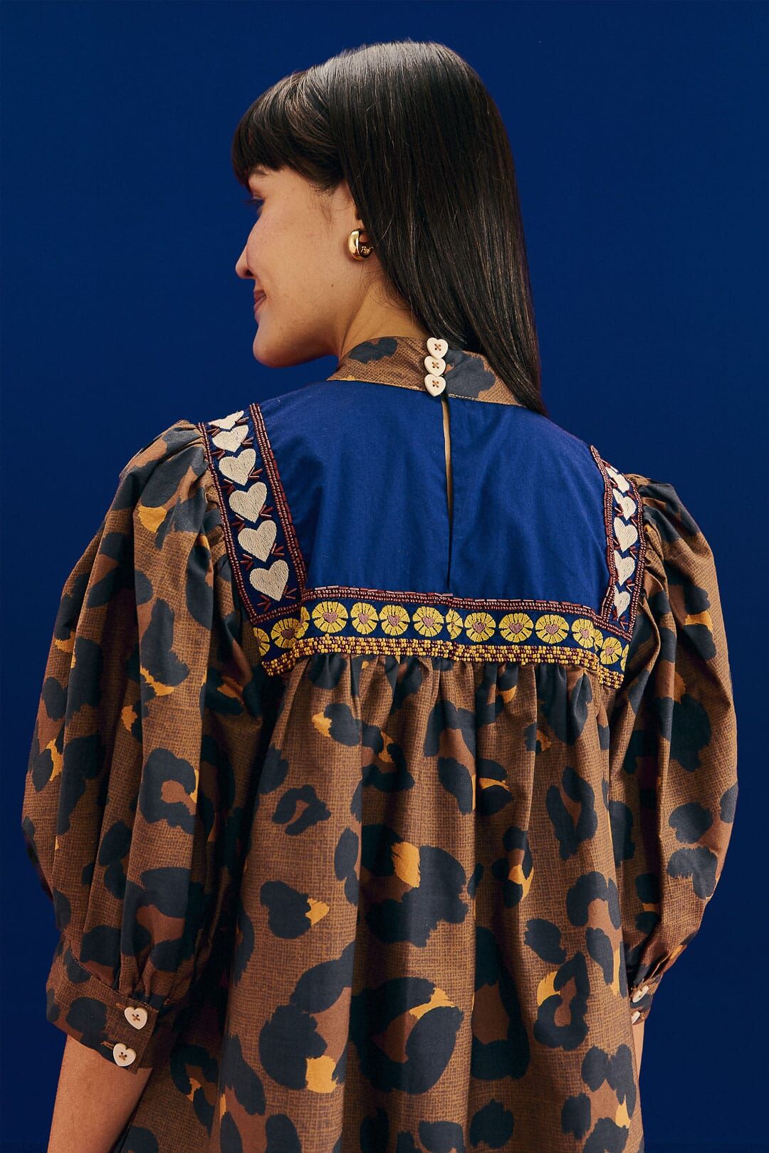 Caramel Maxi Leopard Mini Dress sold by FARM Rio product image thumbnail 3