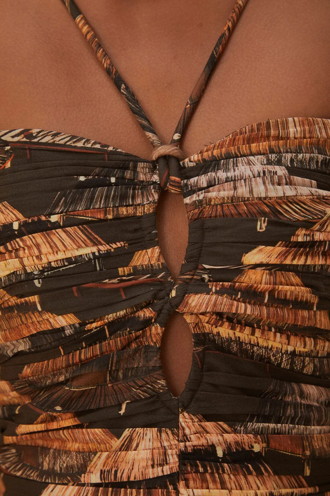 Brown Shuhu Maxi Dress Sleeveless sold by FARM Rio product image thumbnail 5