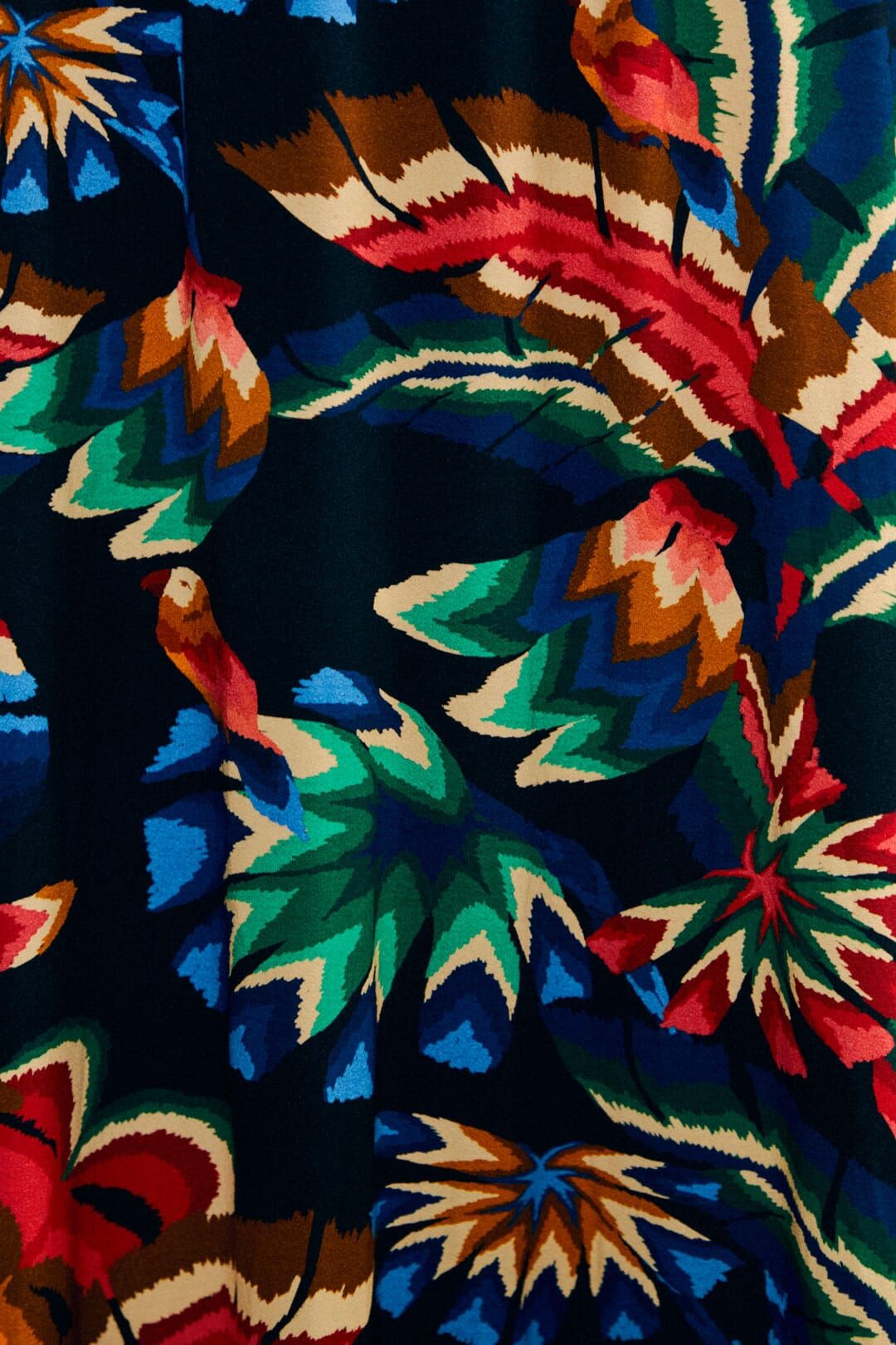 Black Chevron Forest Lenzing™ Ecovero™ Viscose Dress sold by FARM Rio product image thumbnail 5