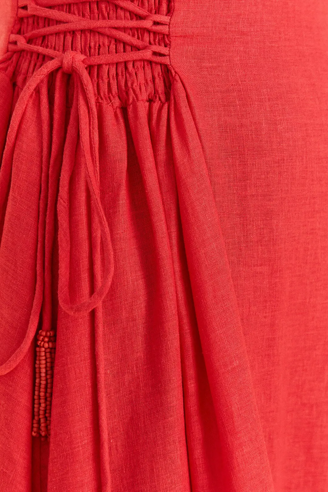 Red Sleeveless Midi Dress sold by FARM Rio product image thumbnail 5