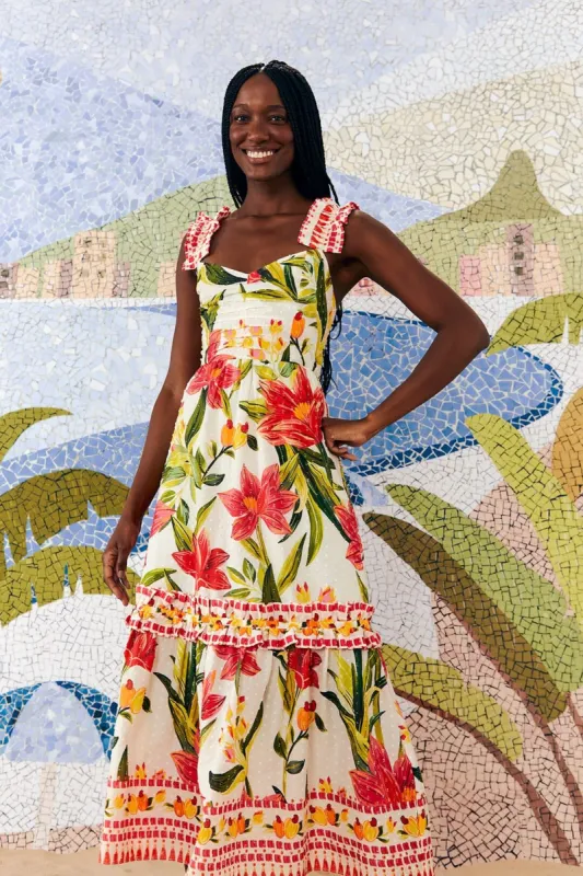 Cashew Garden Midi Dress sold by FARM Rio