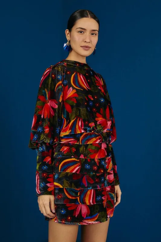 Black Banana Sky Velvet Dress sold by FARM Rio