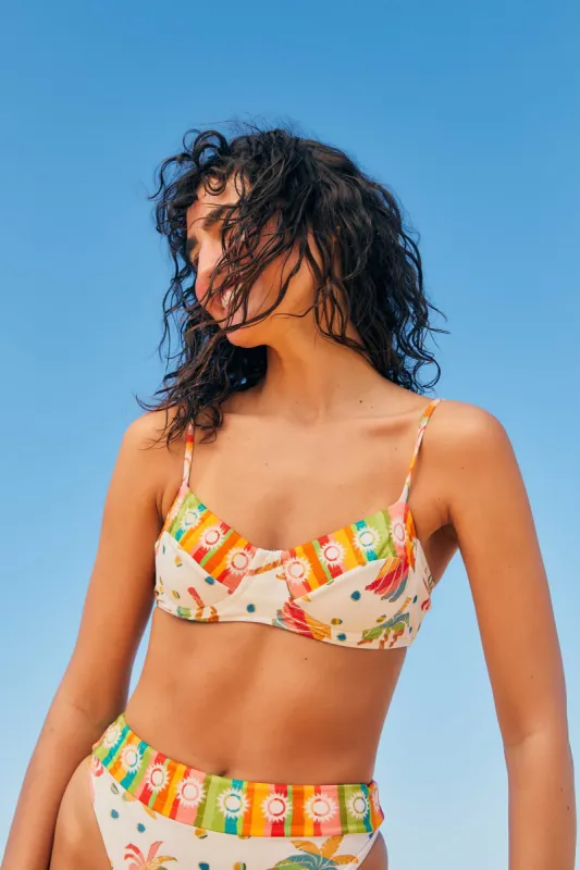 RAINBOW SUNSET BIKINI TOP sold by FARM Rio