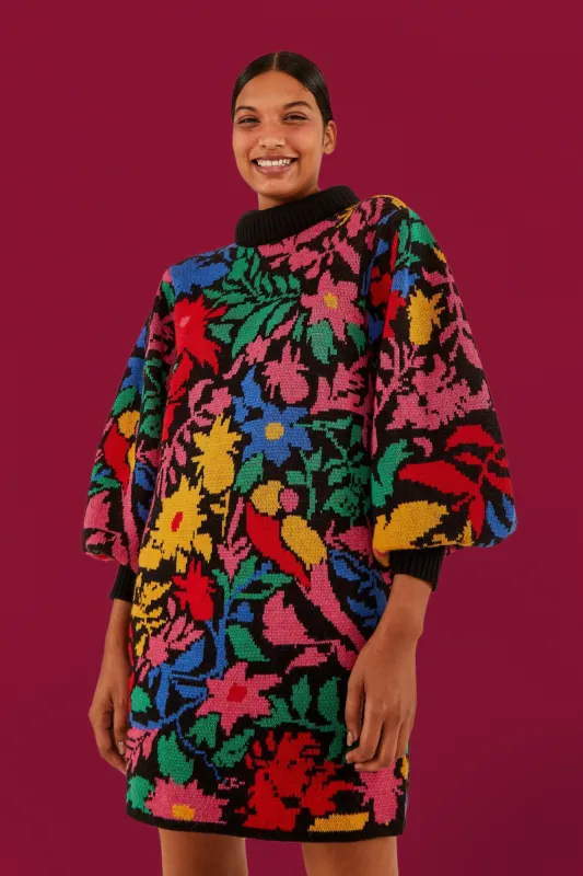 Tropical Garden Sweater Dress sold by FARM Rio