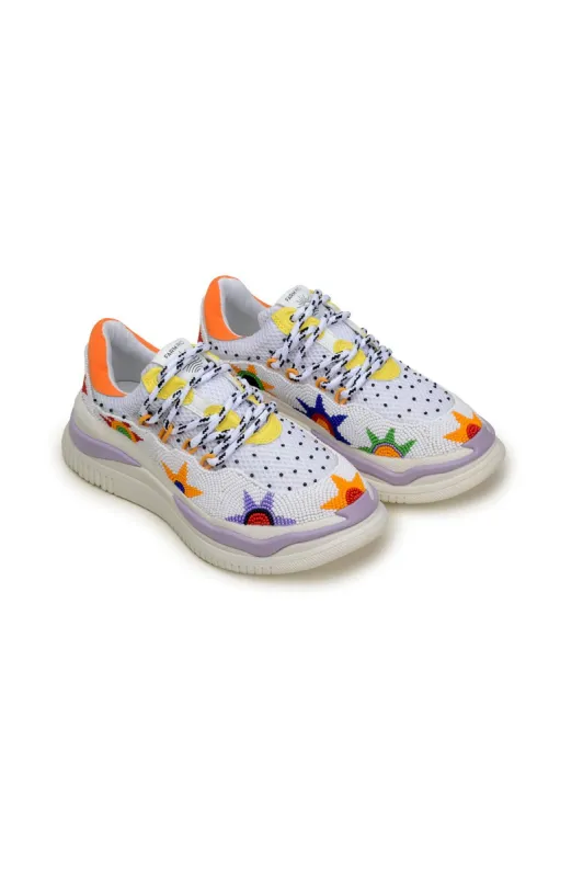 SUNSET BEADED PLATFORM SNEAKER sold by FARM Rio