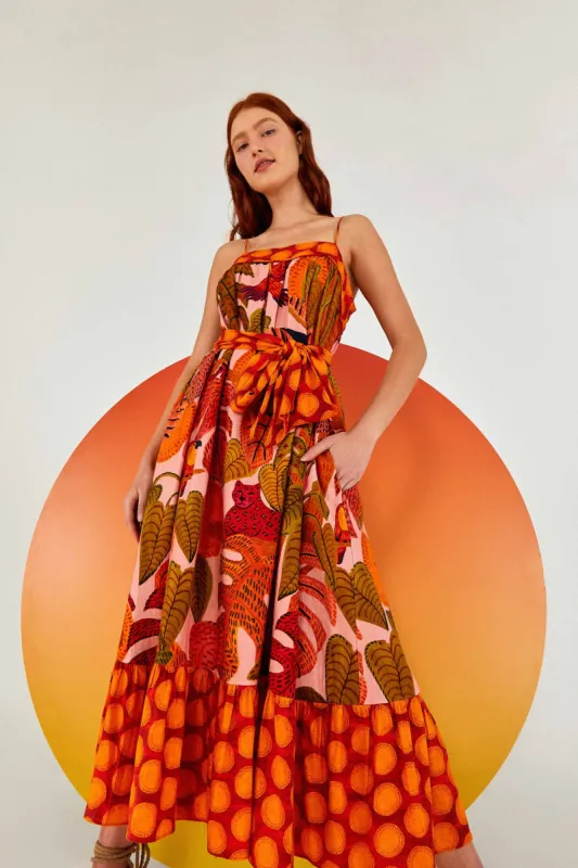 Summer Dream Belted Maxi Dress sold by FARM Rio