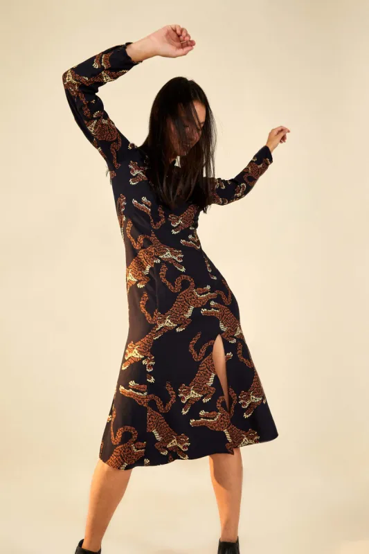 LEOPARD MIDI DRESS sold by FARM Rio