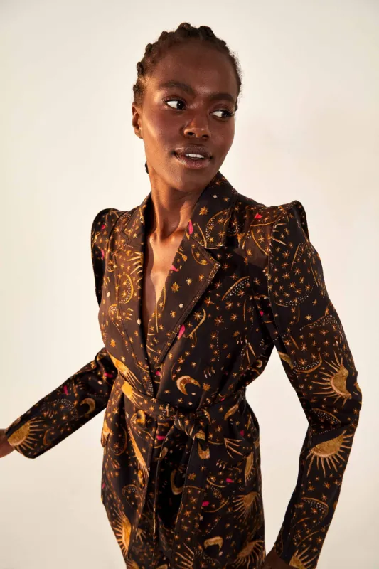 LEOPARD SKY BLAZER sold by FARM Rio