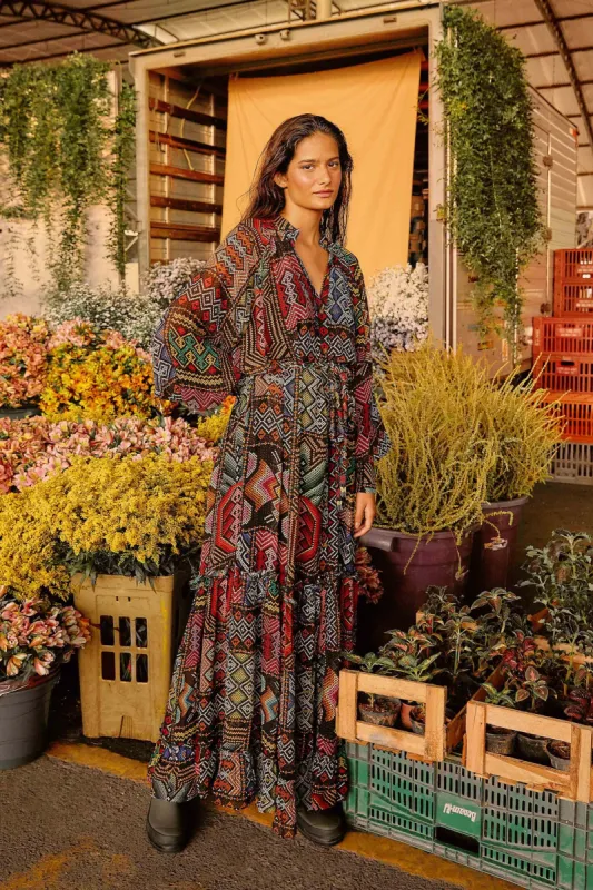 RAUTI MAXI DRESS sold by FARM Rio