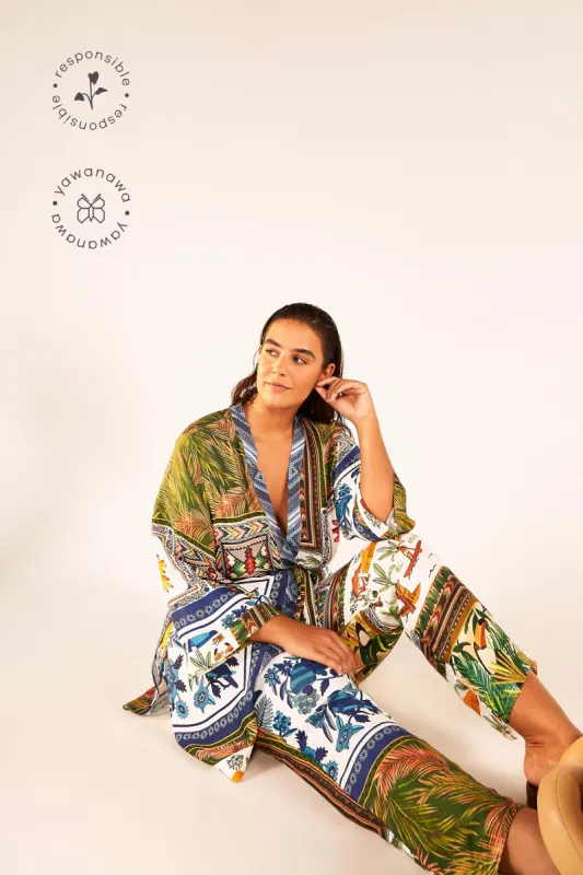 MIXED SCARVES PANTS sold by FARM Rio