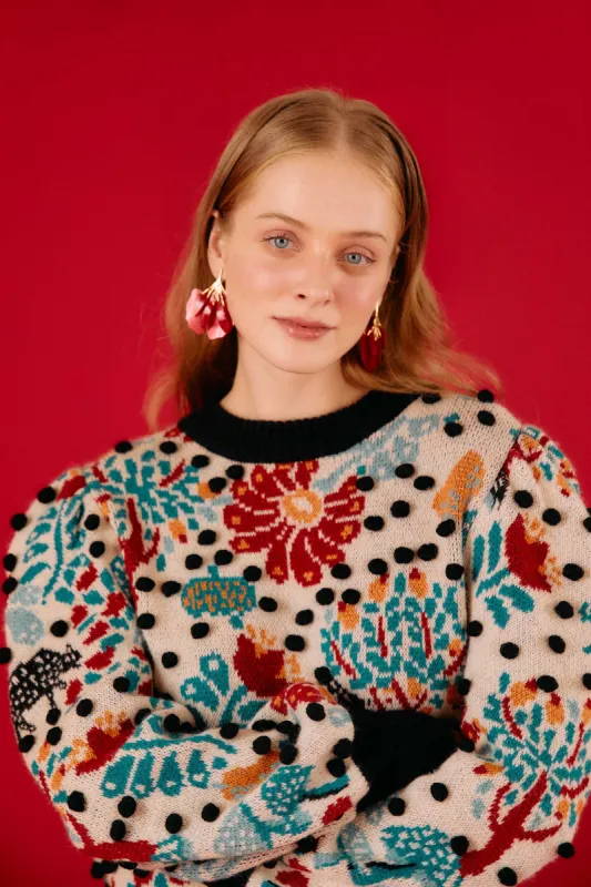 Mushroom Forest Sweater sold by FARM Rio