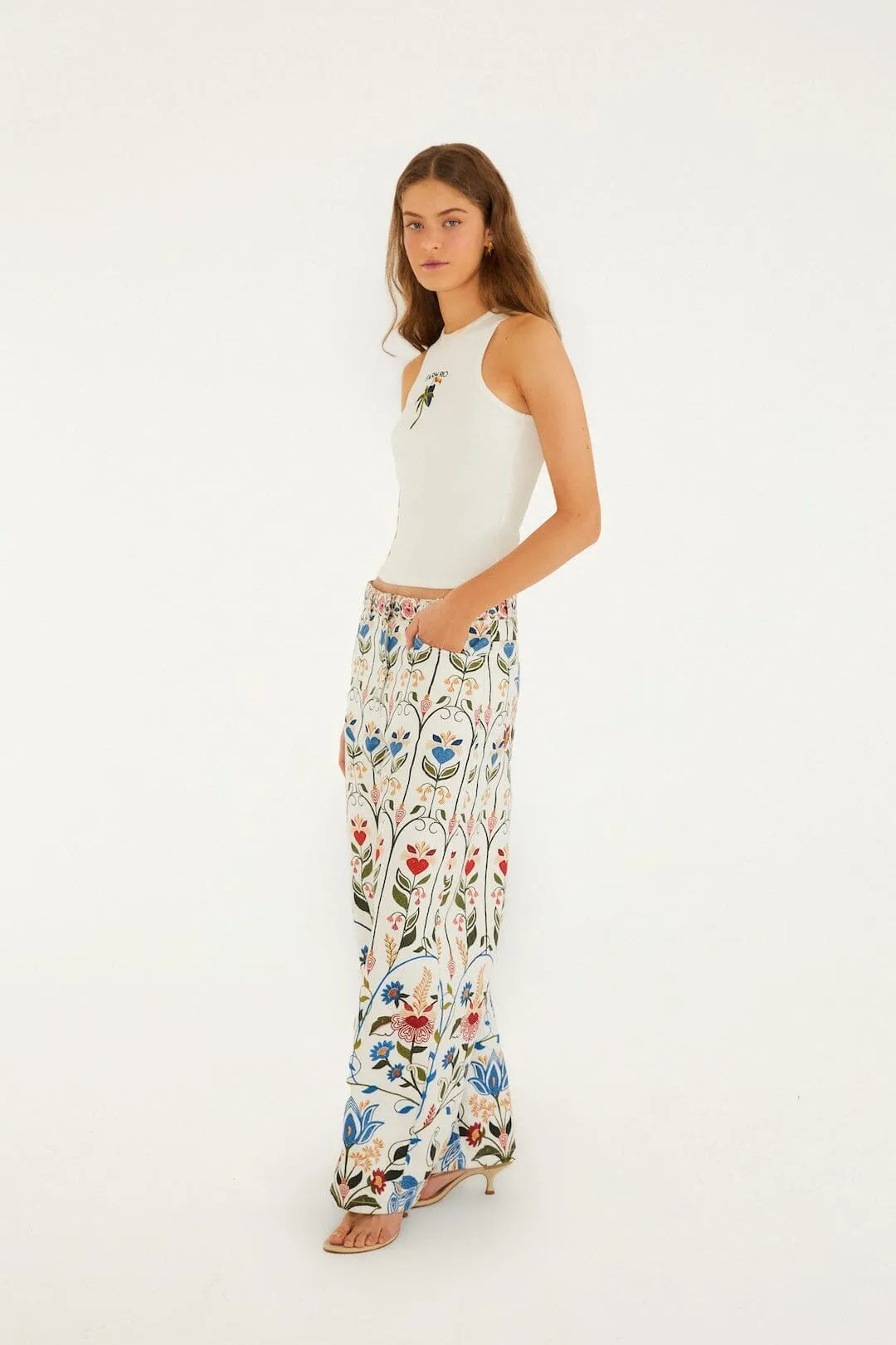 Fraga Print Pants sold by FARM Rio product image thumbnail 4