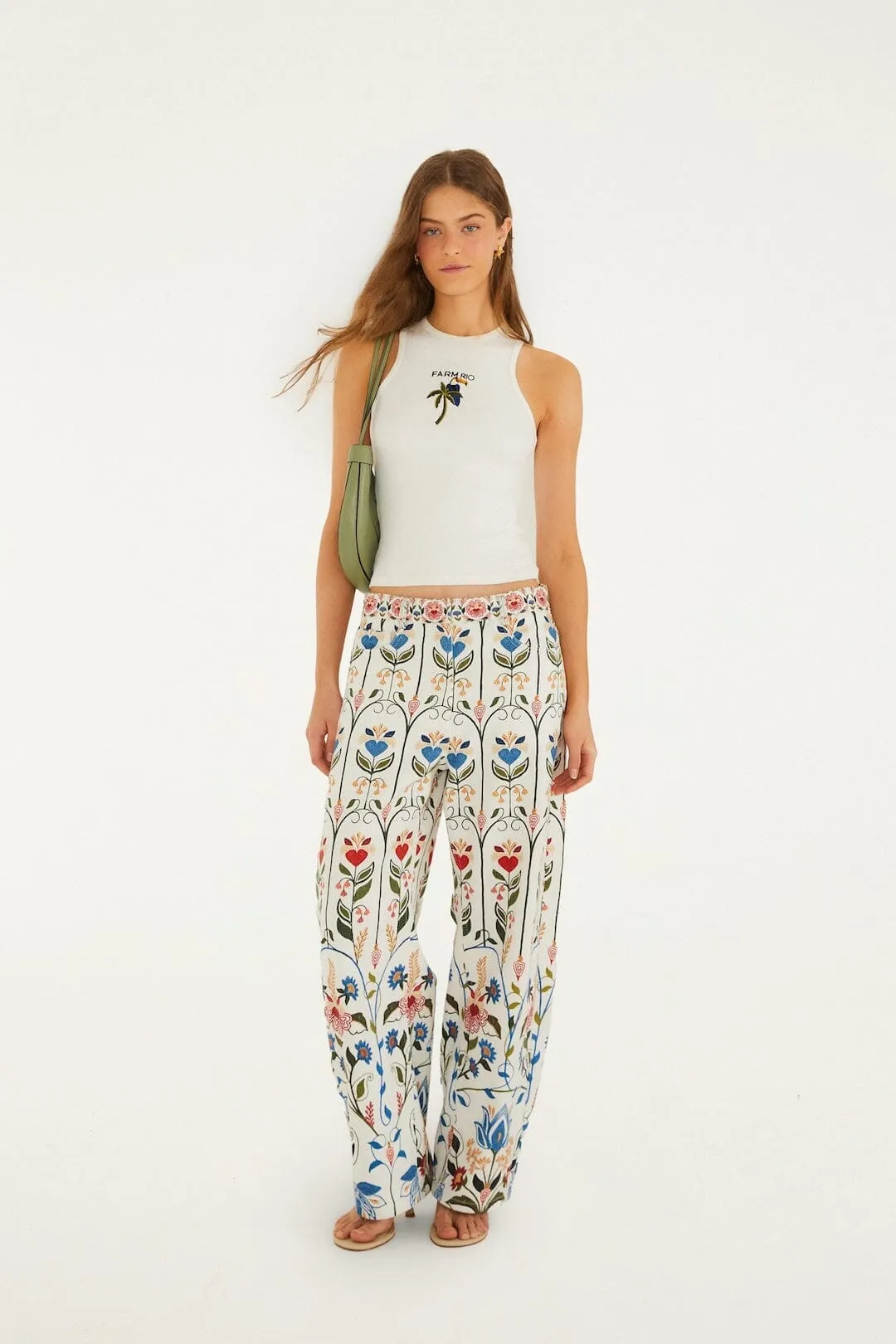 Fraga Print Pants sold by FARM Rio