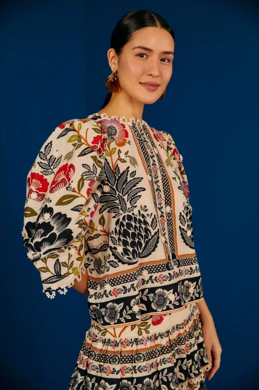 Romantic Garden Blouse sold by FARM Rio