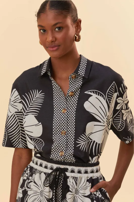 Black Macaw Elegance Unisex Shirt sold by FARM Rio