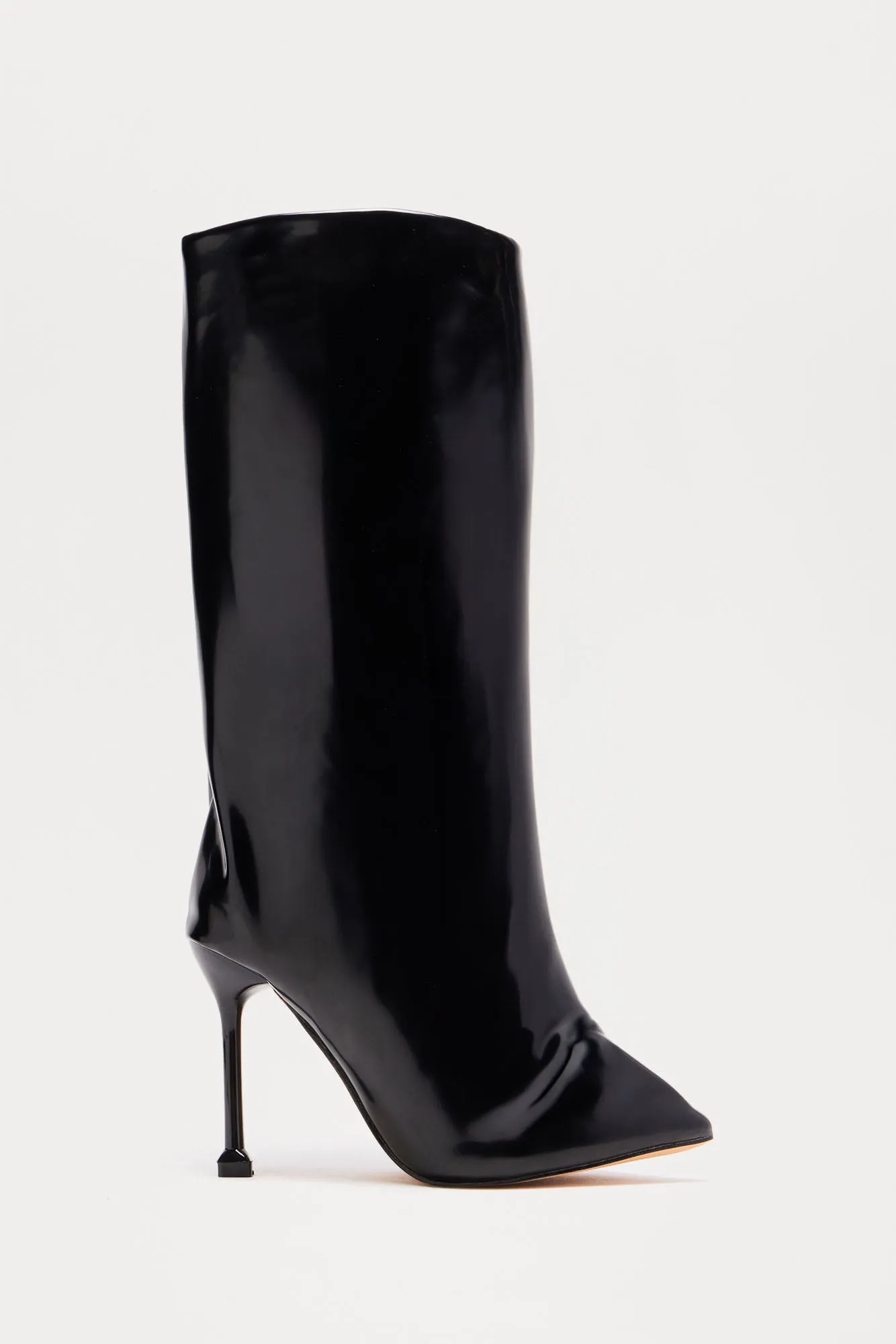 Hudson Knee High Boots - Black sold by Fashion Nova