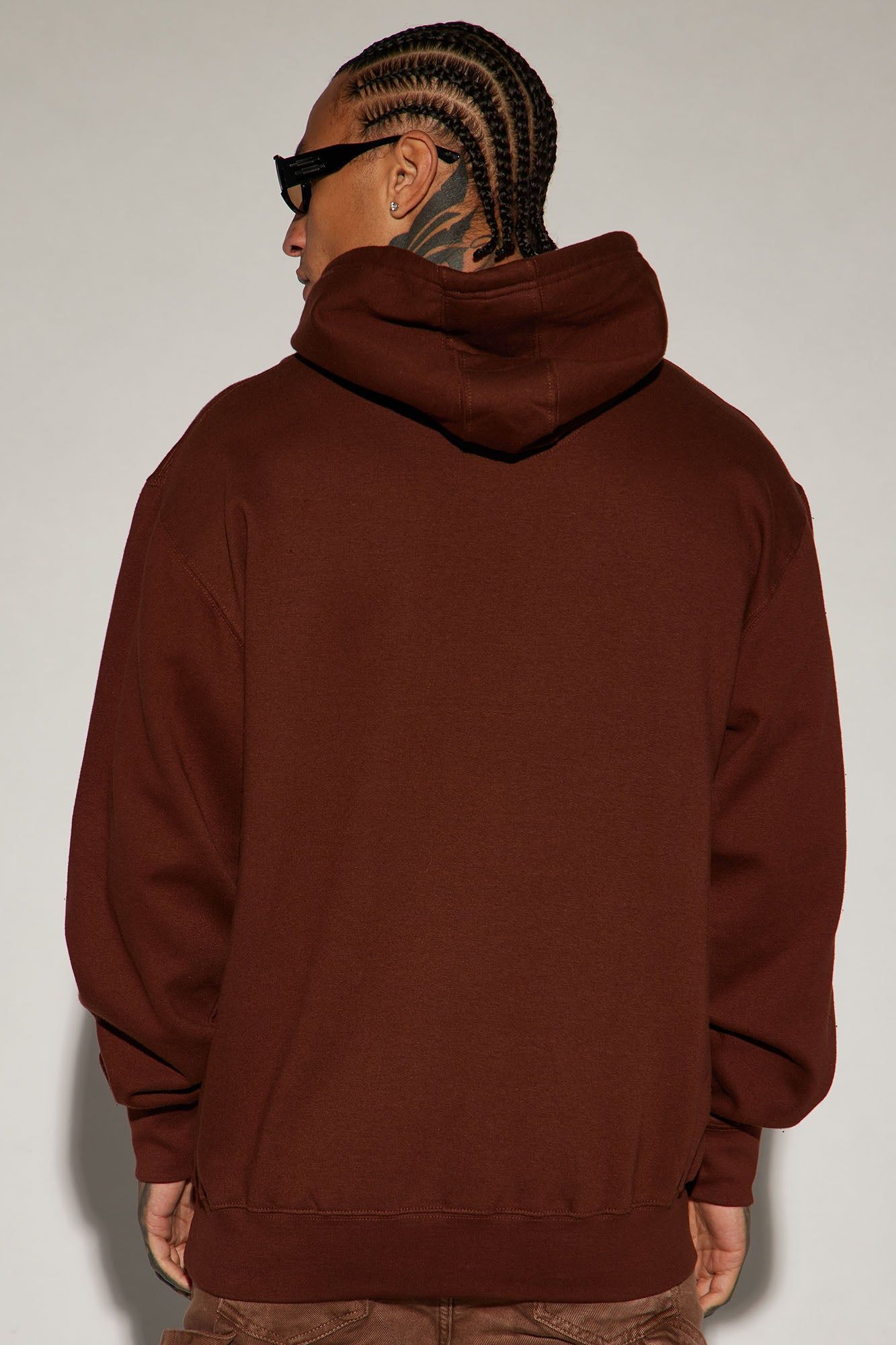 Trust None Hoodie - Chocolate sold by Fashion Nova product image thumbnail 4