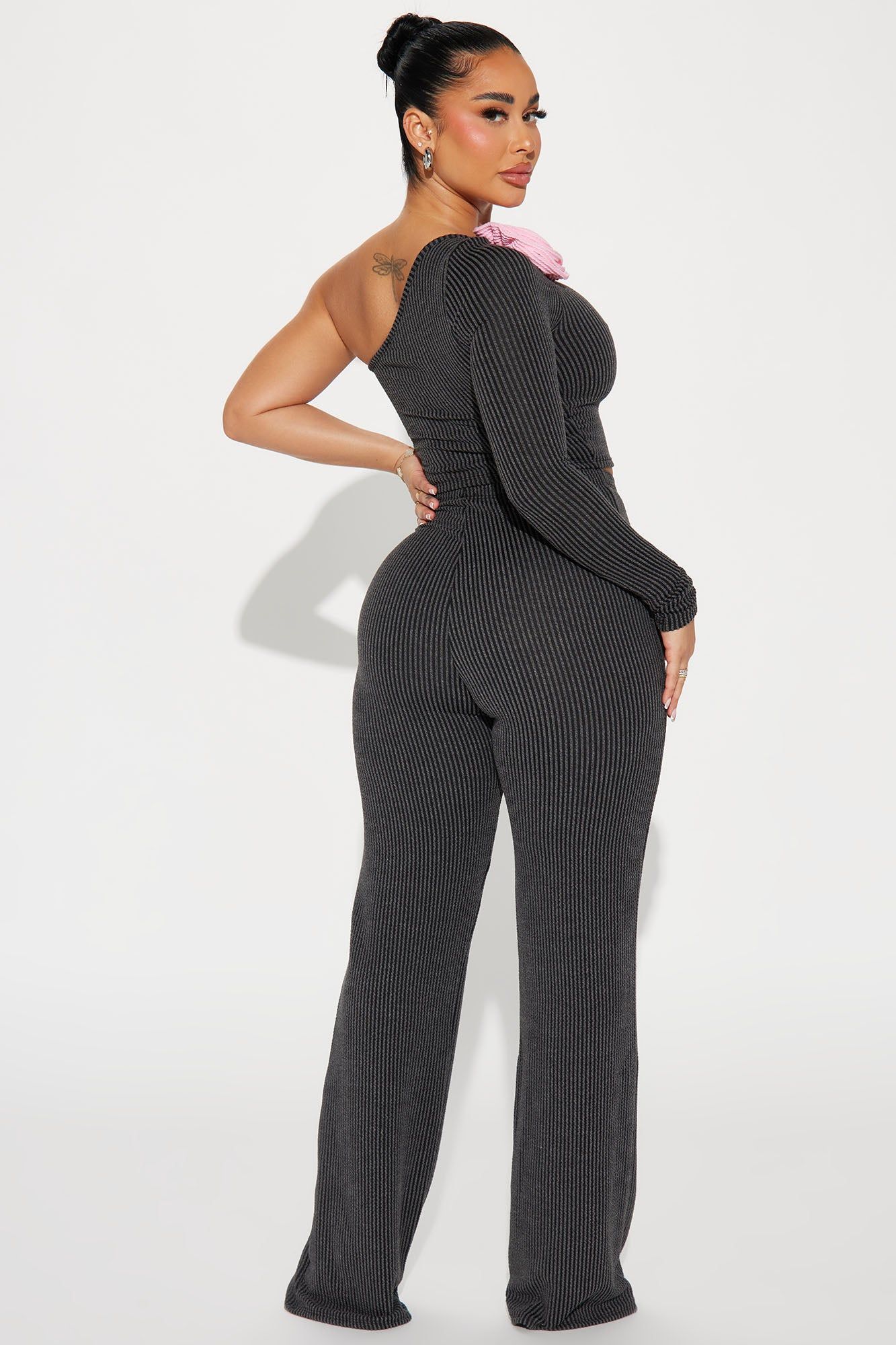 The Perfect Love Ribbed Pant Set - Black sold by Fashion Nova product image thumbnail 3