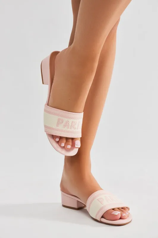 Take You On A Trip To Paris Heels - Pink sold by Fashion Nova