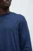 Essential Lounge Long Sleeve Tee - Navy sold by Fashion Nova