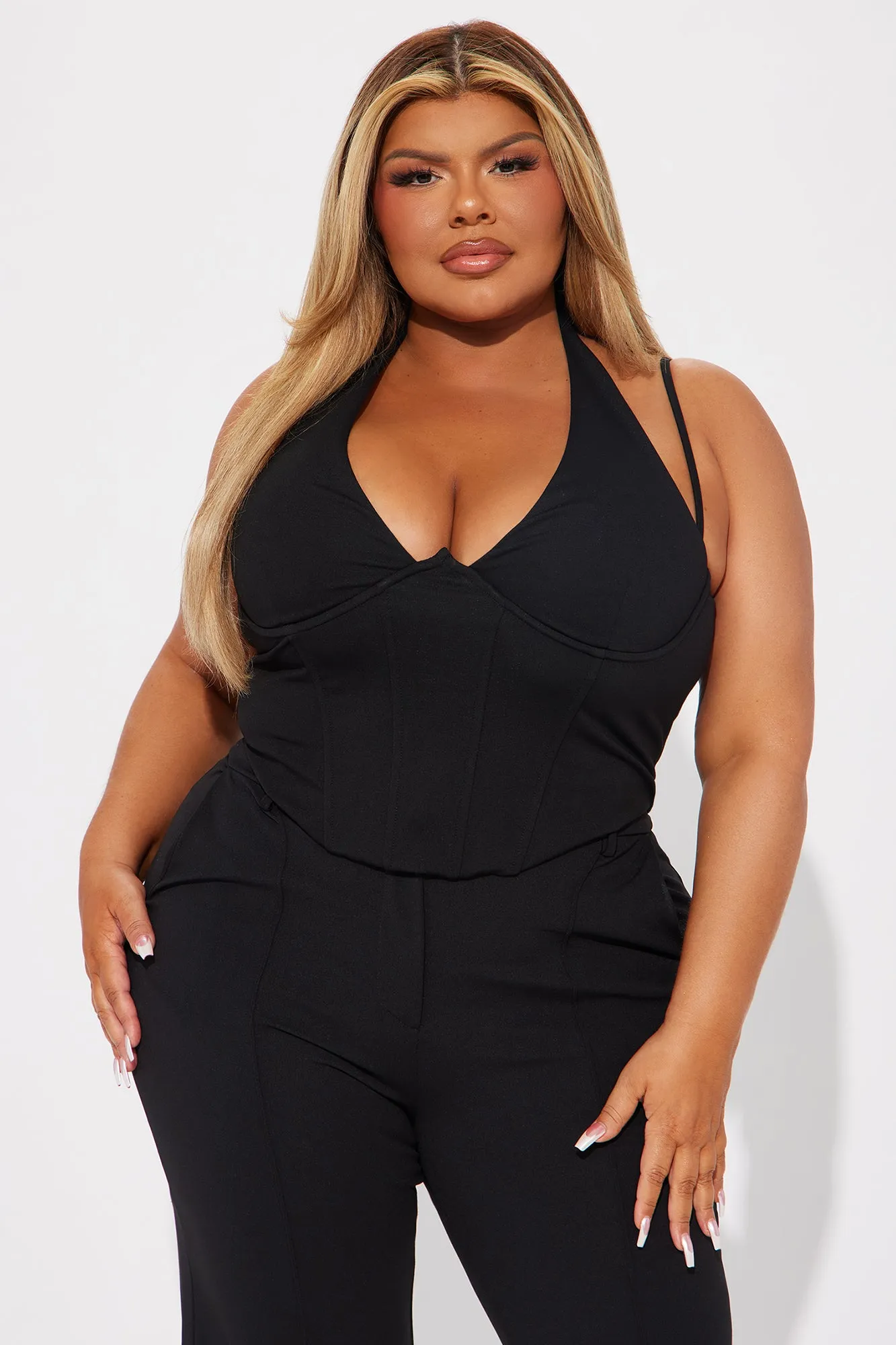 No Rival Halter Top - Black sold by Fashion Nova product image thumbnail 4