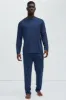 Essential Lounge Long Sleeve Tee - Navy sold by Fashion Nova
