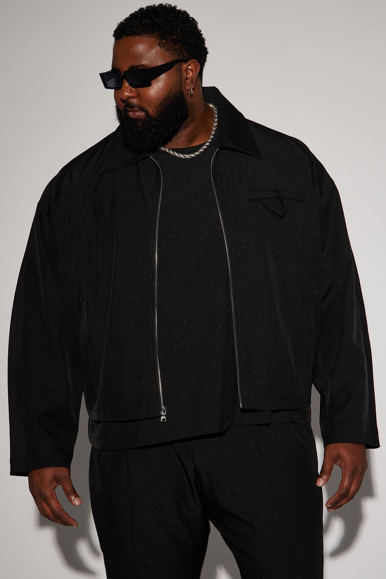 Universal Cropped Jacket - Black sold by Fashion Nova product image thumbnail 5