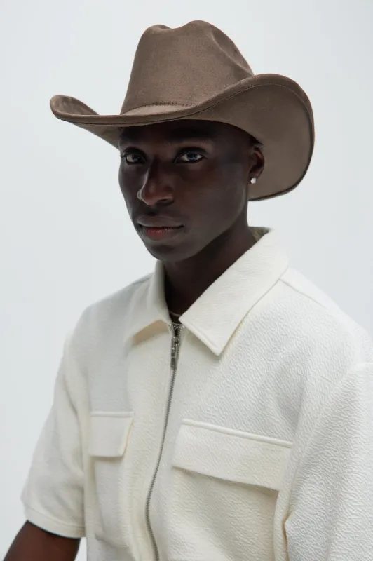 Rocco Cowboy Hat - Dark Brown sold by Fashion Nova