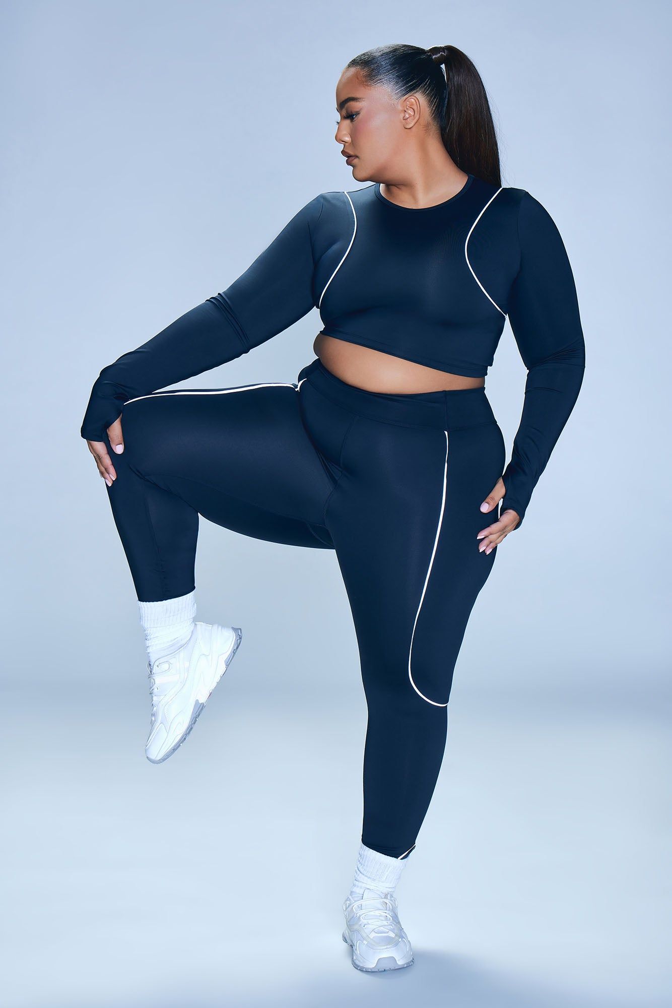 Resistance Reflective Elevate Active Top - Black sold by Fashion Nova product image thumbnail 5