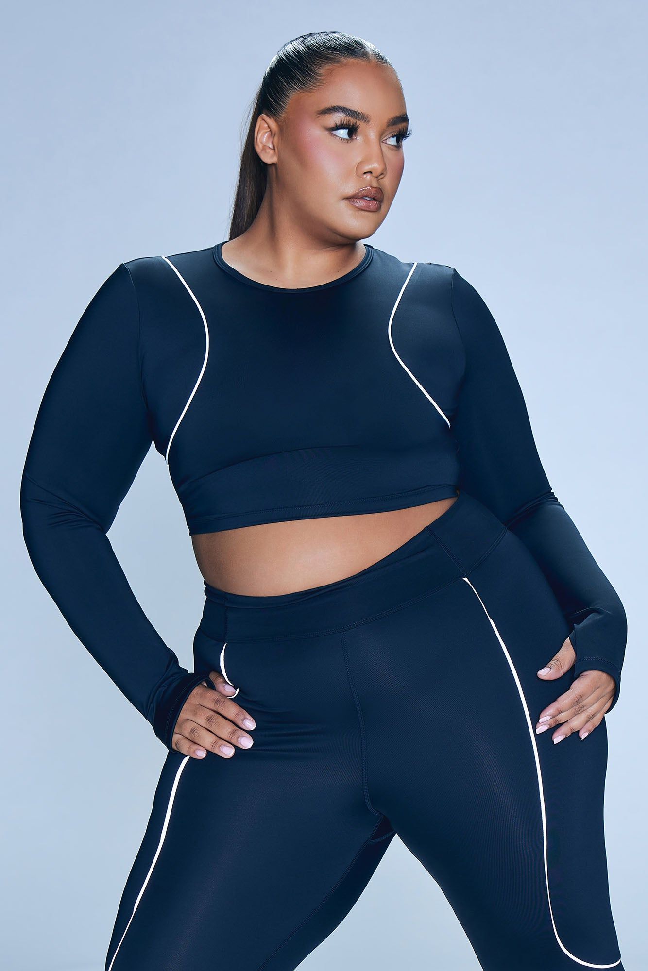 Resistance Reflective Elevate Active Top - Black sold by Fashion Nova product image thumbnail 4
