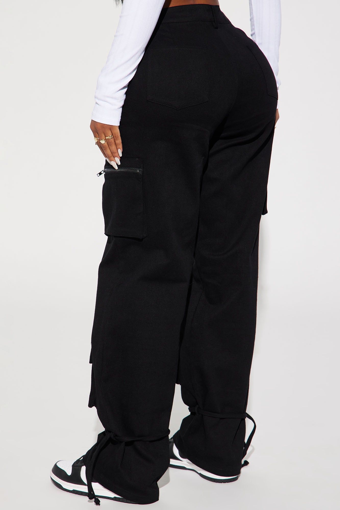 Out For The Night Cargo Pant - Black sold by Fashion Nova product image thumbnail 3