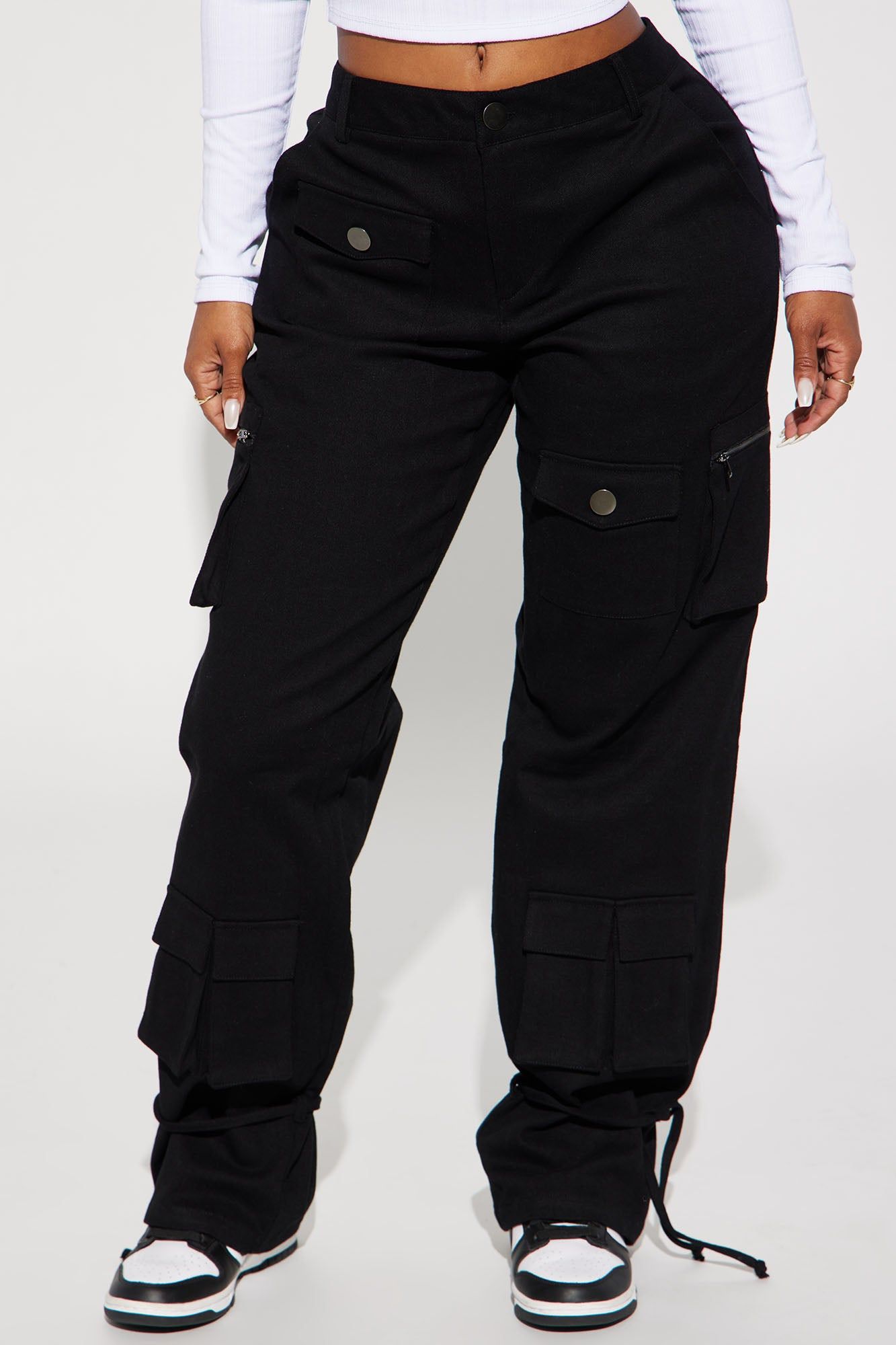 Out For The Night Cargo Pant - Black sold by Fashion Nova product image thumbnail 2