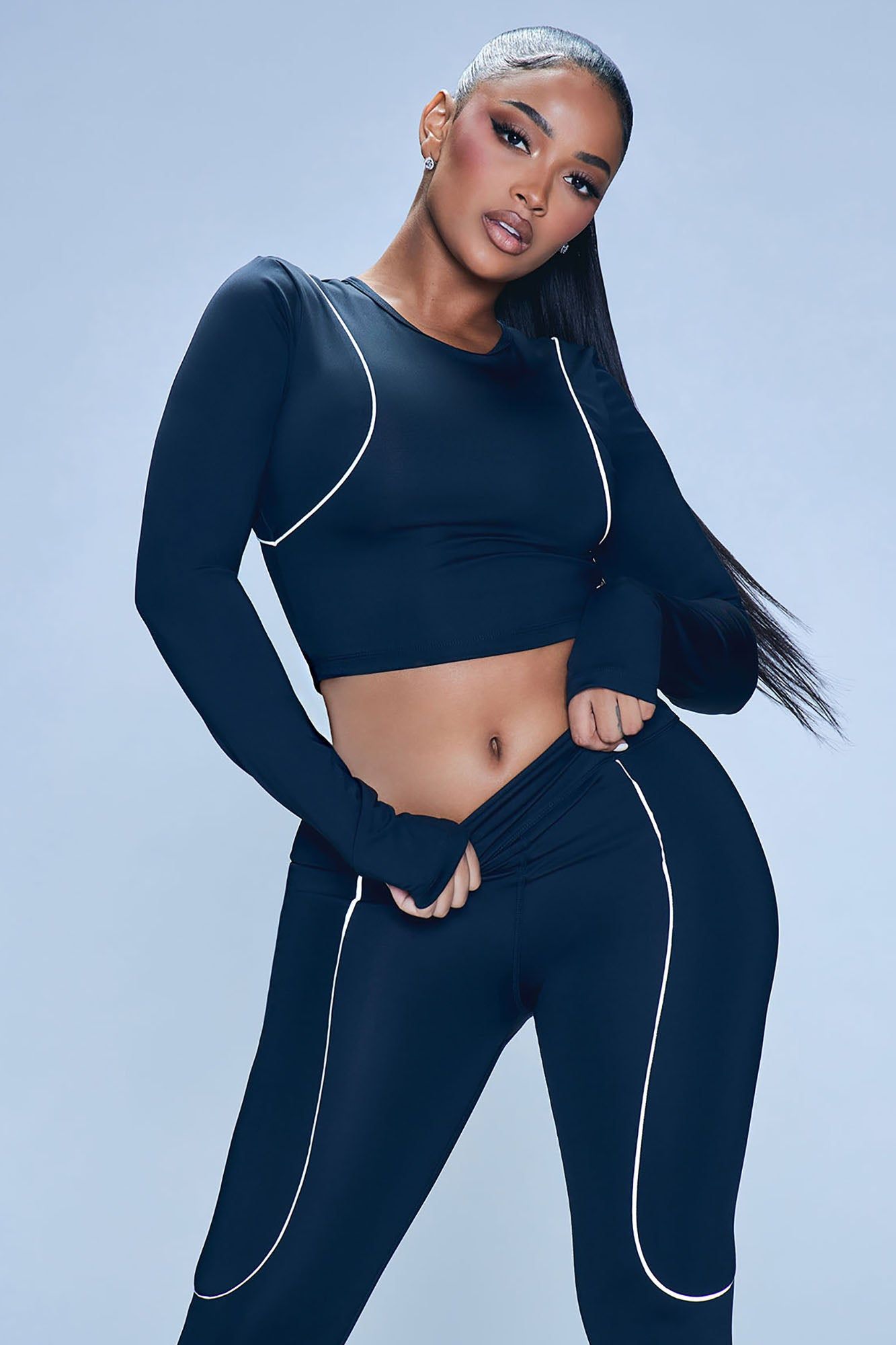 Resistance Reflective Elevate Active Top - Black sold by Fashion Nova