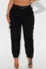 Make It Teamwork Cargo Jogger - Black sold by Fashion Nova