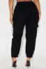 Make It Teamwork Cargo Jogger - Black sold by Fashion Nova