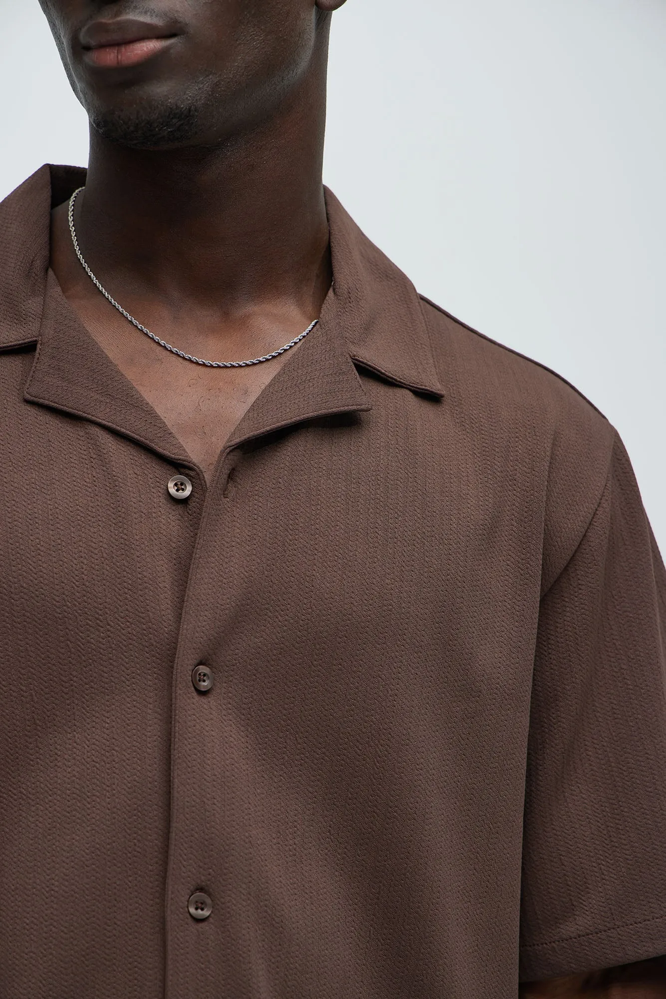 Koa Textured Shirt - Brown sold by Fashion Nova product image thumbnail 3