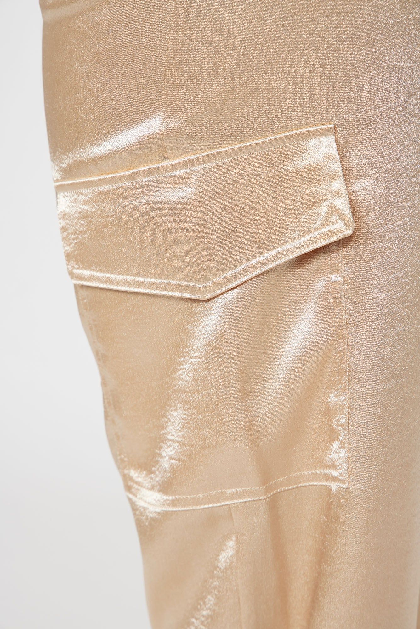Same Girl Satin Pant Set - Champagne sold by Fashion Nova product image thumbnail 4