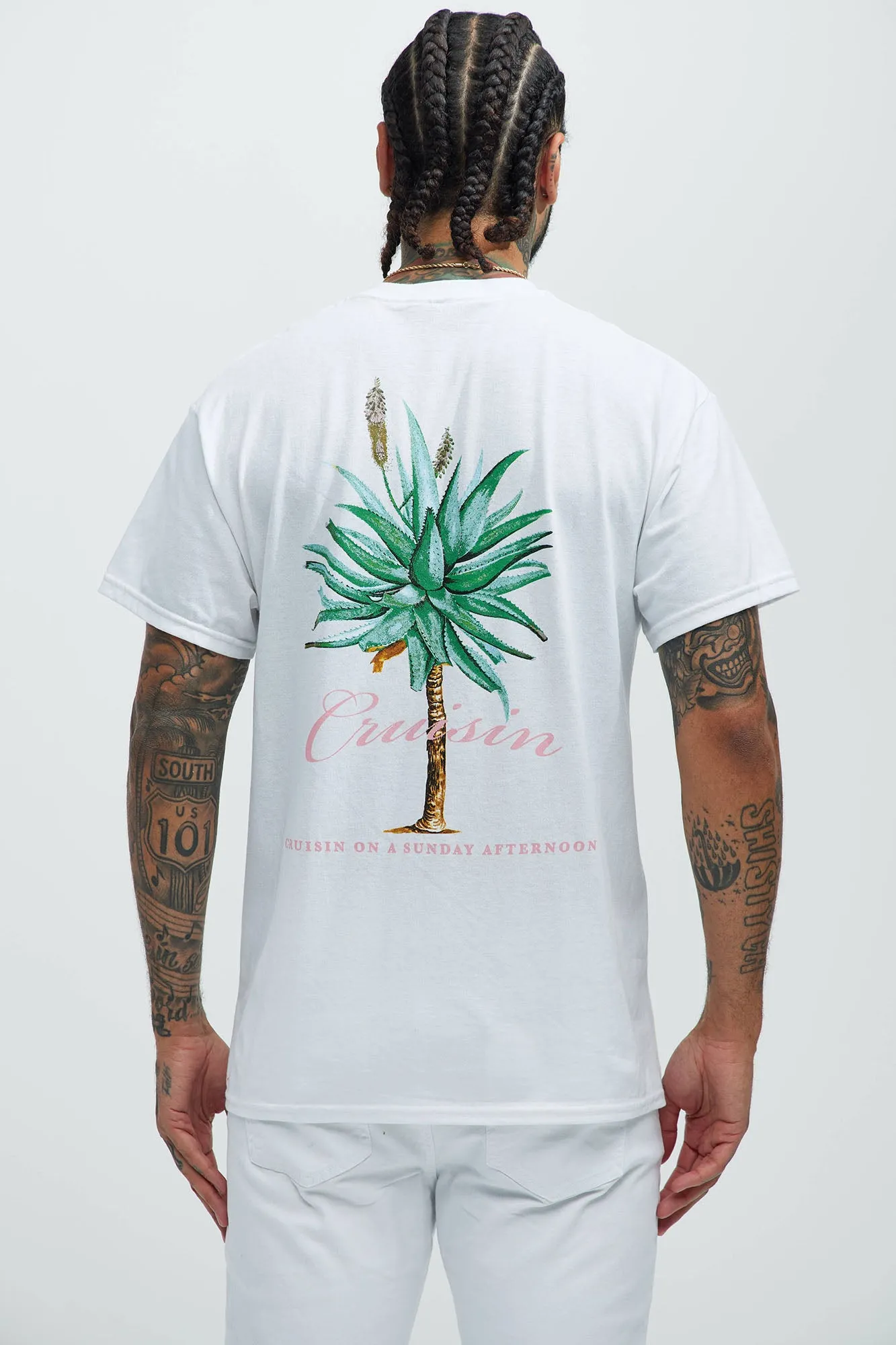 Cruisin Short Sleeve Tee - White sold by Fashion Nova product image thumbnail 4