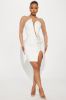 Ayla Embellished Mini Dress - White sold by Fashion Nova