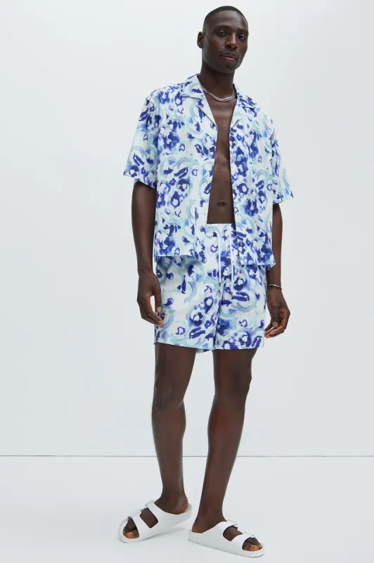 Maslow Shirt - Blue/combo sold by Fashion Nova