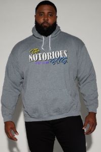 Notorious BIG Hoodie - Grey sold by Fashion Nova