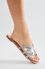 More Love Butterfly Sandals - Silver sold by Fashion Nova