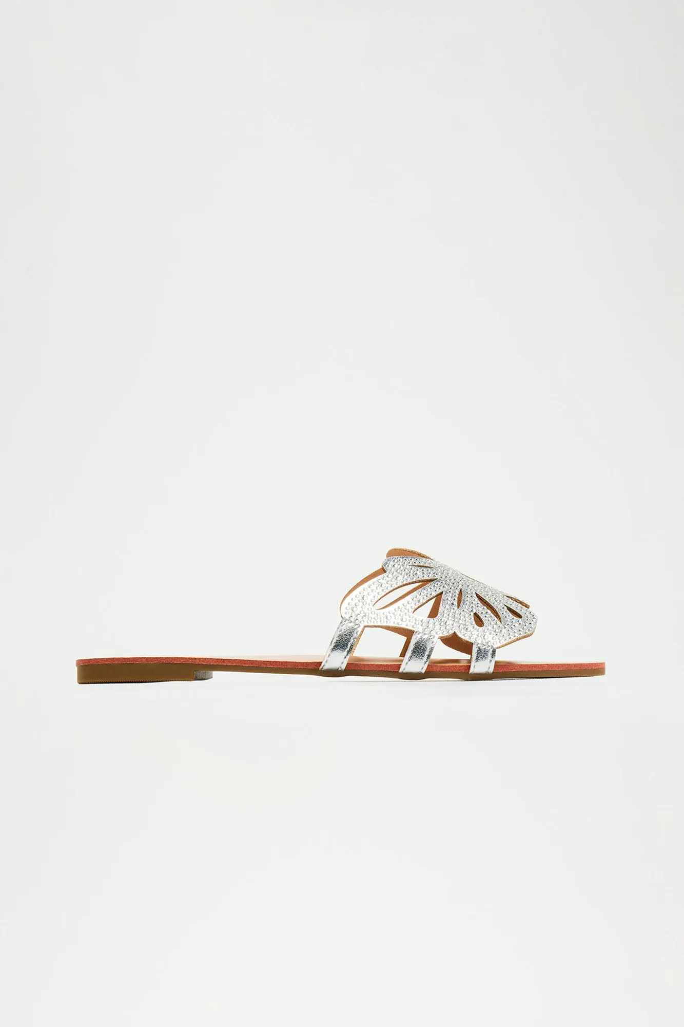 More Love Butterfly Sandals - Silver sold by Fashion Nova product image thumbnail 2