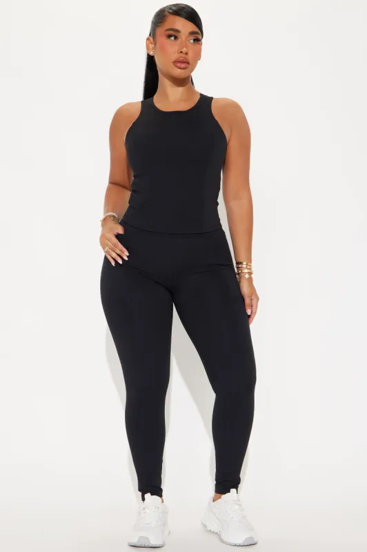 Hill Hiker Super Soft Active Legging - Black sold by Fashion Nova