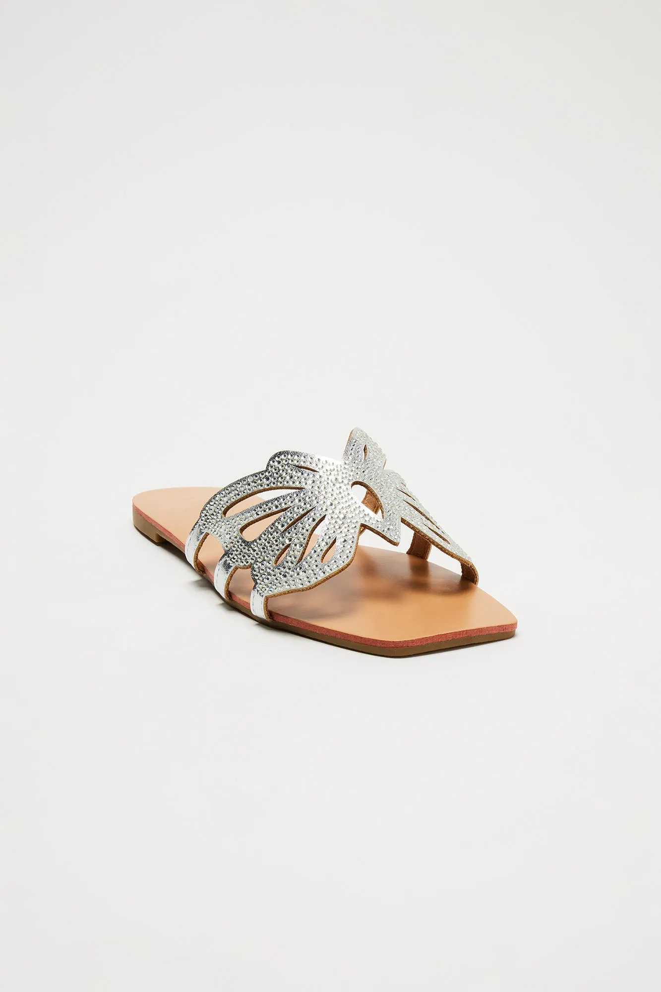 More Love Butterfly Sandals - Silver sold by Fashion Nova product image thumbnail 4