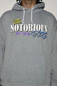 Notorious BIG Hoodie - Grey sold by Fashion Nova