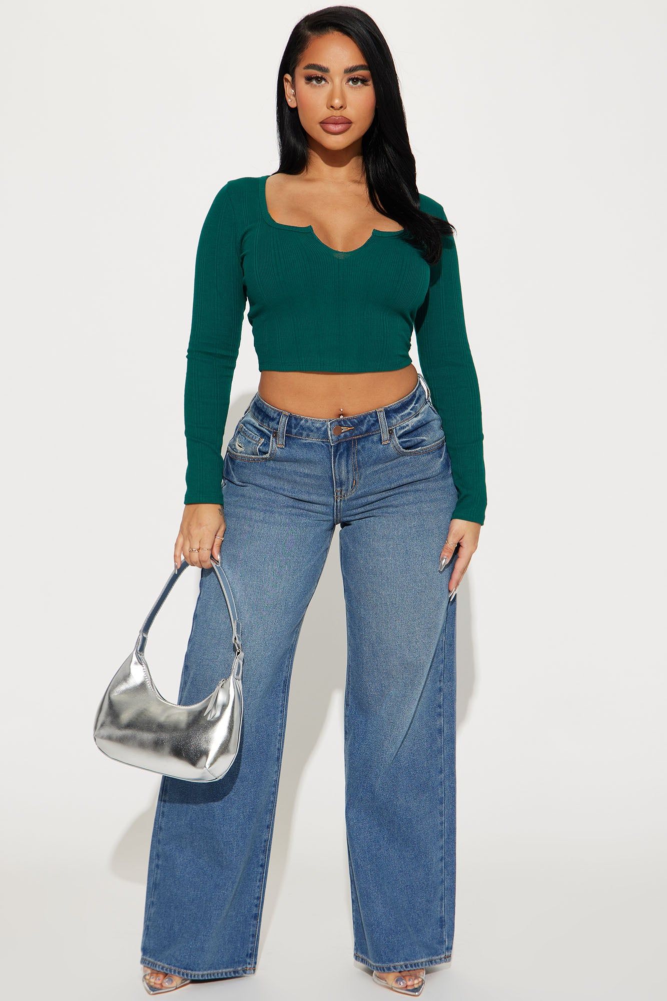 Takin It Up A Notch Top - Green sold by Fashion Nova product image thumbnail 2