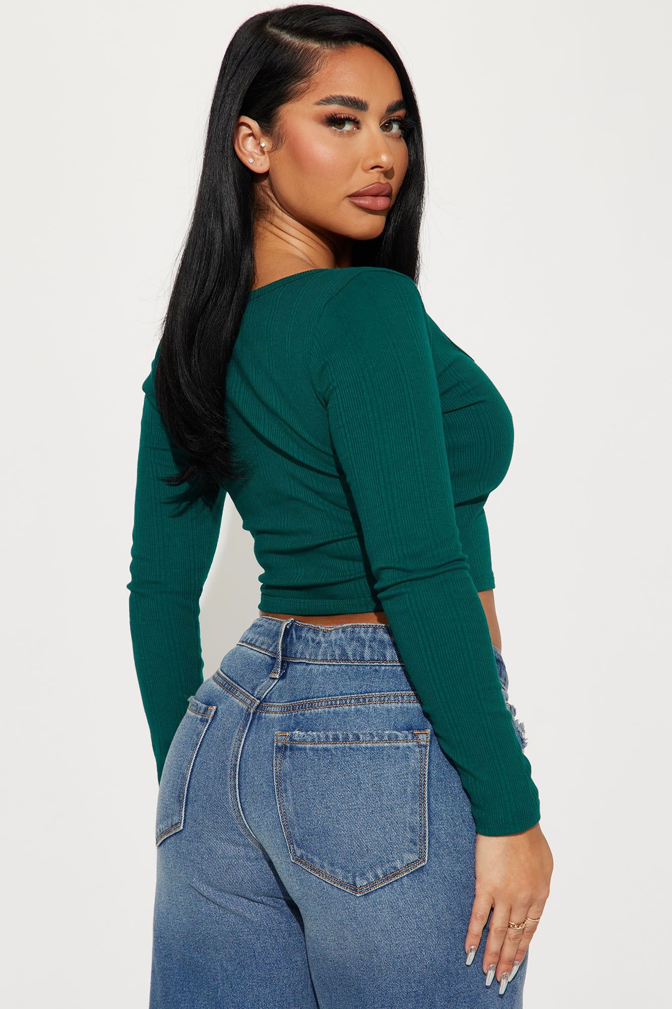 Takin It Up A Notch Top - Green sold by Fashion Nova product image thumbnail 3